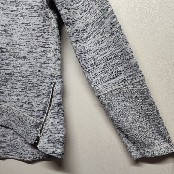 Athleta Pullover Sweater Women Size M Gray Long Sleeve Fall Winter Sporty Casual - Picture 3 of 8